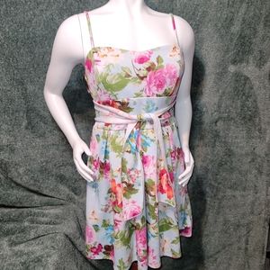 Windsor Floral DressSize 9, worn onceSide zipper with bow to tie in the back.